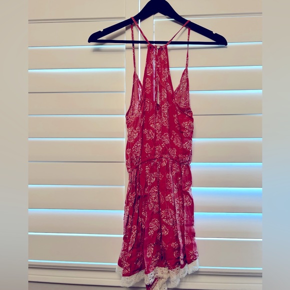 Abercrombie & Fitch Women’s Patterned Romper with Lace (XS) - Picture 2 of 3